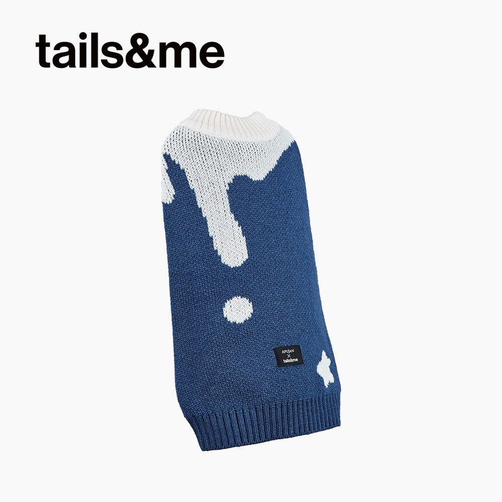 tails&me 尾巴與我｜APUJAN尾巴探險記 緹花針織背心—白墨