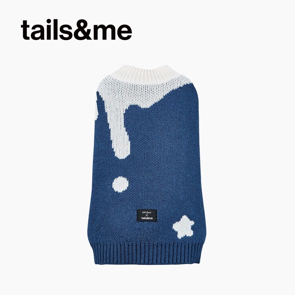 tails&me 尾巴與我｜APUJAN尾巴探險記 緹花針織背心—白墨