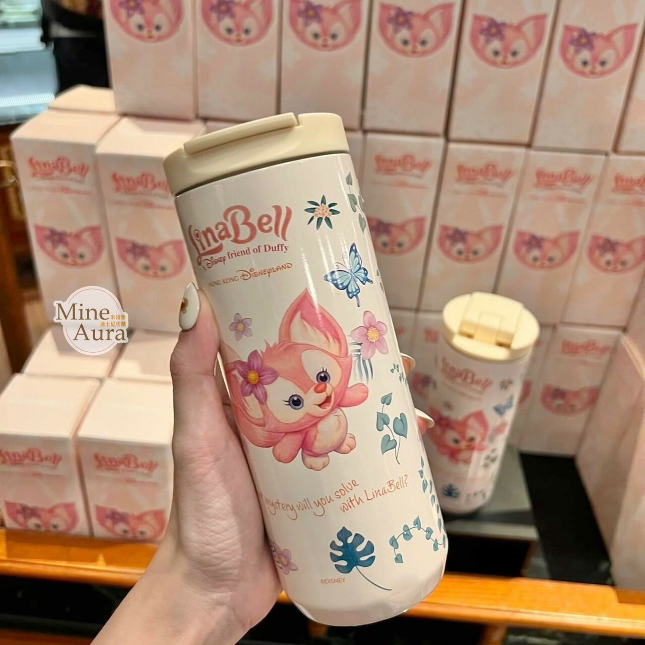 (現貨) 星巴克 Starbucks 樂園限定 玲娜貝兒 Lina bell 圖案 不鏽鋼 保溫瓶 水壺 -香港迪士尼樂園
