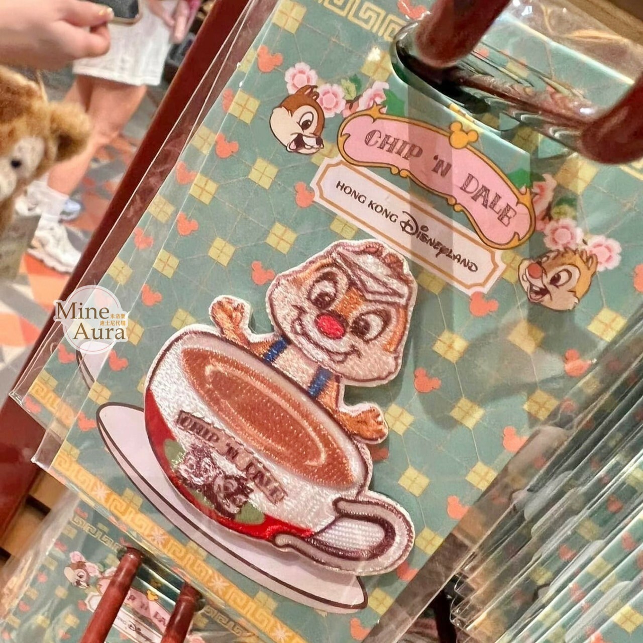 奇奇蒂蒂 Chip 'n Dale 香港傳統系列 紅鼻 蒂蒂 Dale 奶茶杯子造型 磁鐵 -香港迪士尼樂園