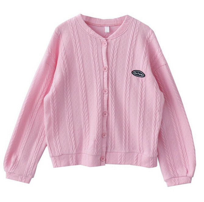 Hot selling versatile short sweatshirt jacket [pink] [one size fits all]