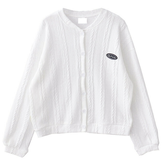 Hot Selling Versatile Short Sweatshirt Jacket [White] [One Size Fits All]