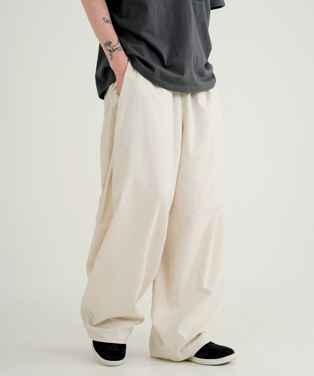 <預購> 韓國WV PROJECT 兩穿式亞麻風格寬褲