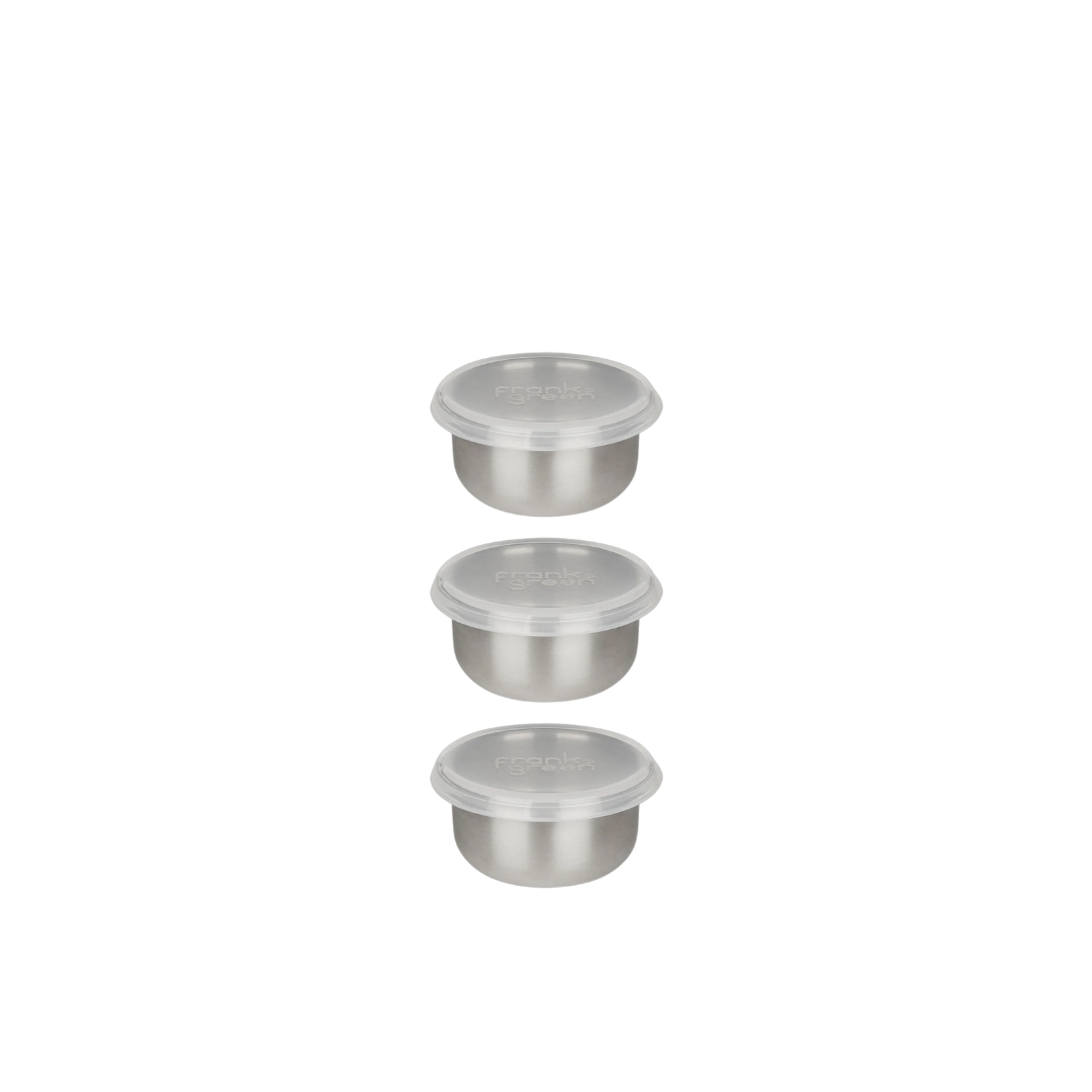 Plastic Free Dressing Container 40ml (3 pack) | FRANK GREEN