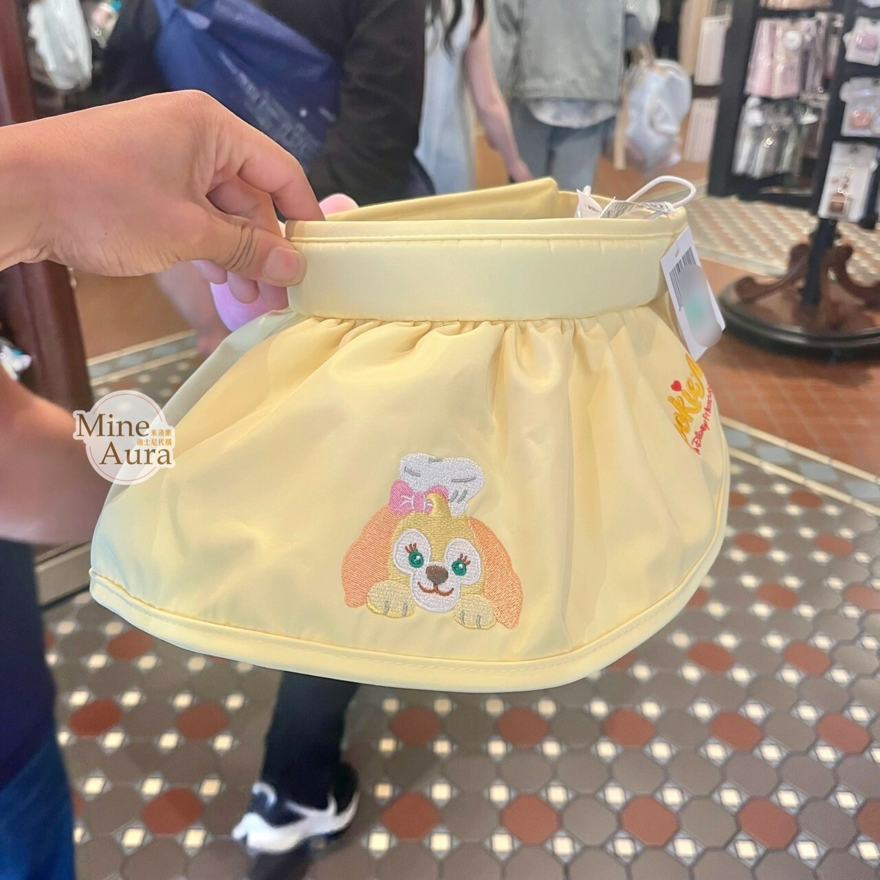 可琦安 餅乾 CookieAnn 刺繡大頭 蝴蝶結造型 遮陽帽 帽子 -上海迪士尼樂園