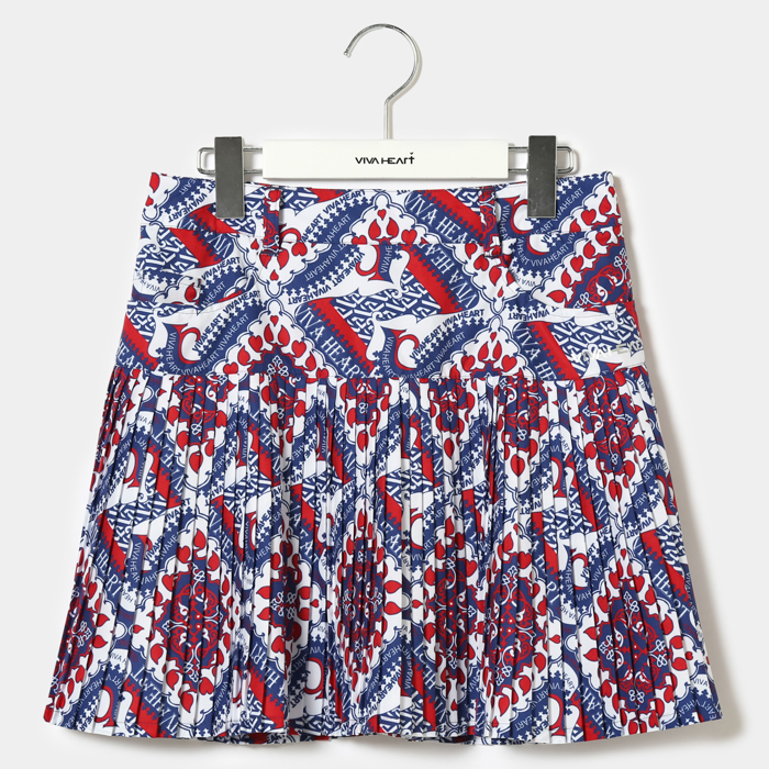 女士-琺瑯圖騰百褶裙