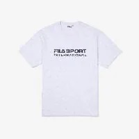 [S] FILA UNI COMFORT FIT INTERNATIONAL LOGO SHORT SLEEVE TEE,WHITE MULTI, FS2RSF2131X-WTM (SFL467)