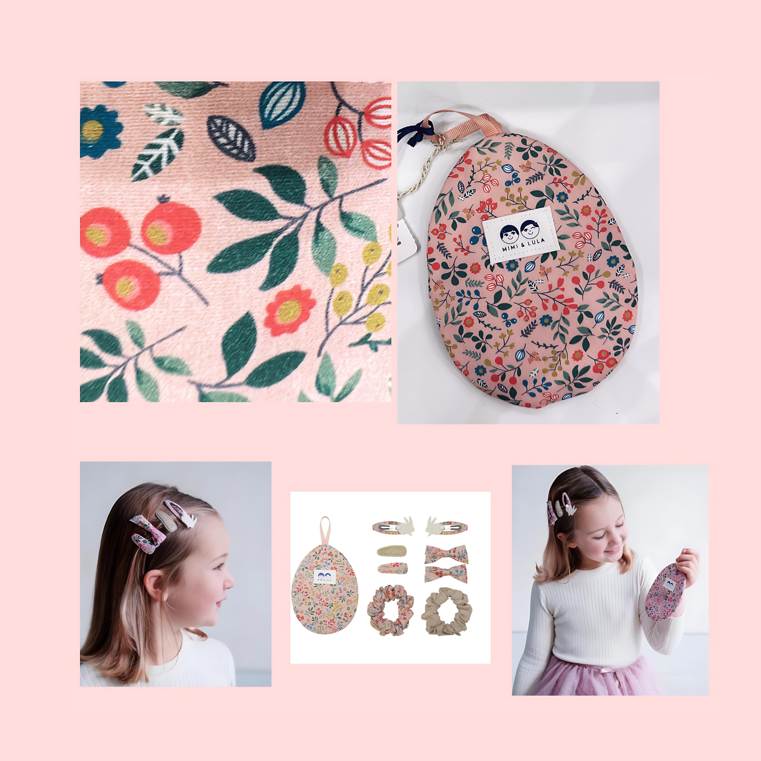 MIMI & LULA Pink easter egg可愛髮飾