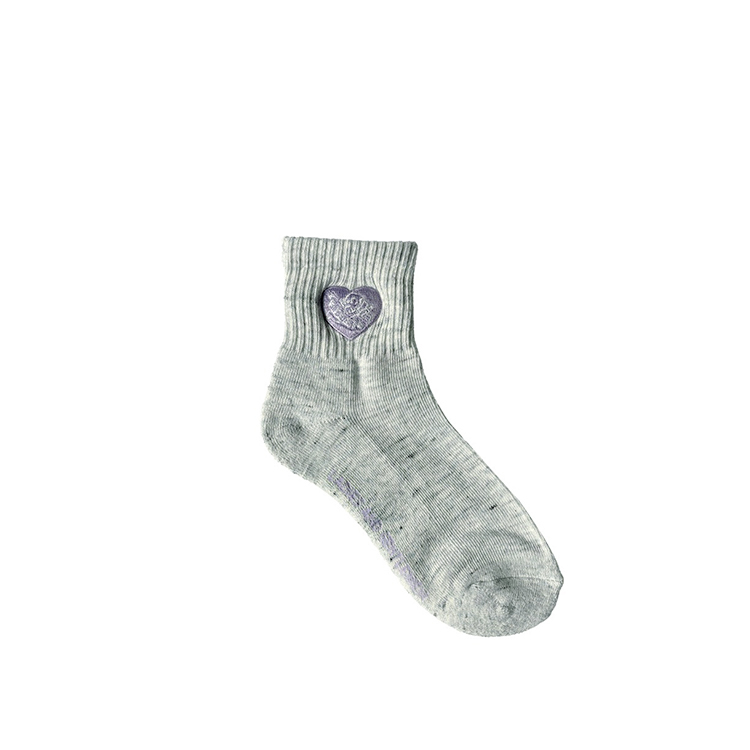 MSMR Angel Quarter Socks Grey