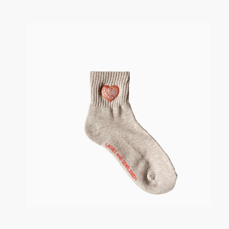 MSMR Angel Quarter Socks Beige
