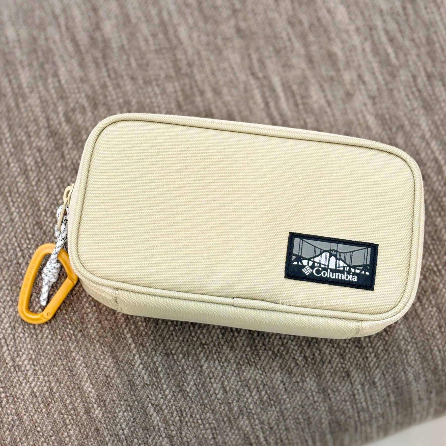 COLUMBIA 拉鍊 置物盒 鉛筆盒 化妝袋 卡其 PU2127-270