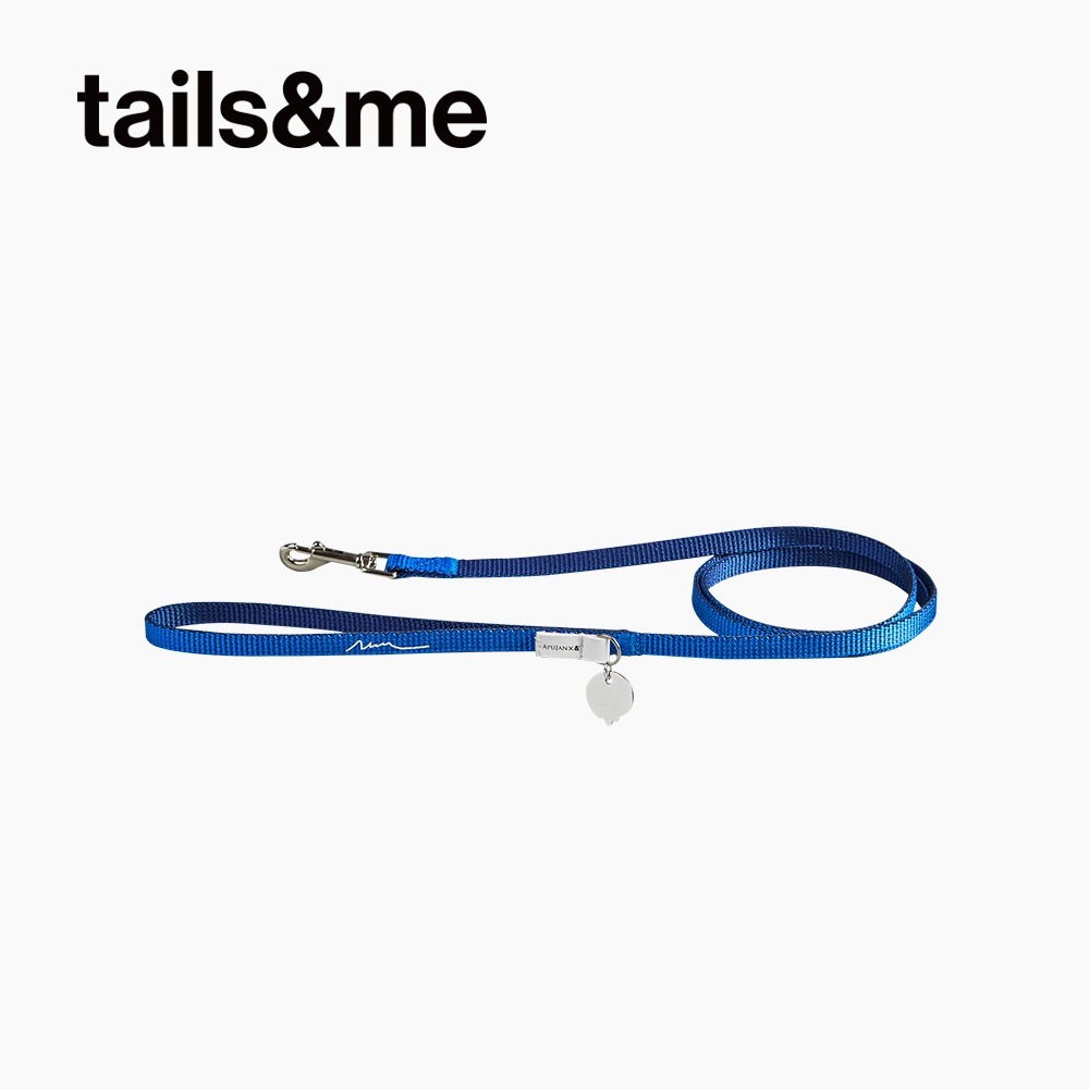 tails&me 尾巴與我｜APUJAN尾巴探險記 墨點貓牽繩-藍
