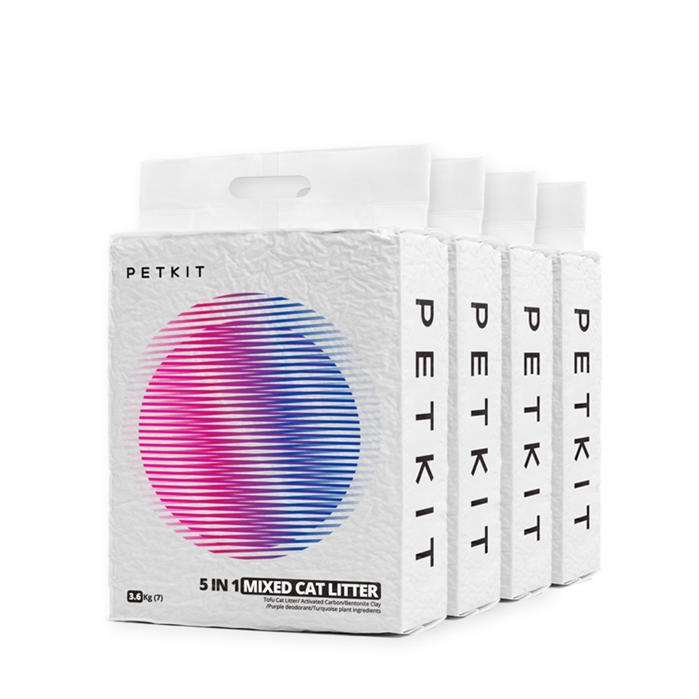 PETKIT 佩奇｜5合1活性碳混合貓砂 7L (4包/箱)