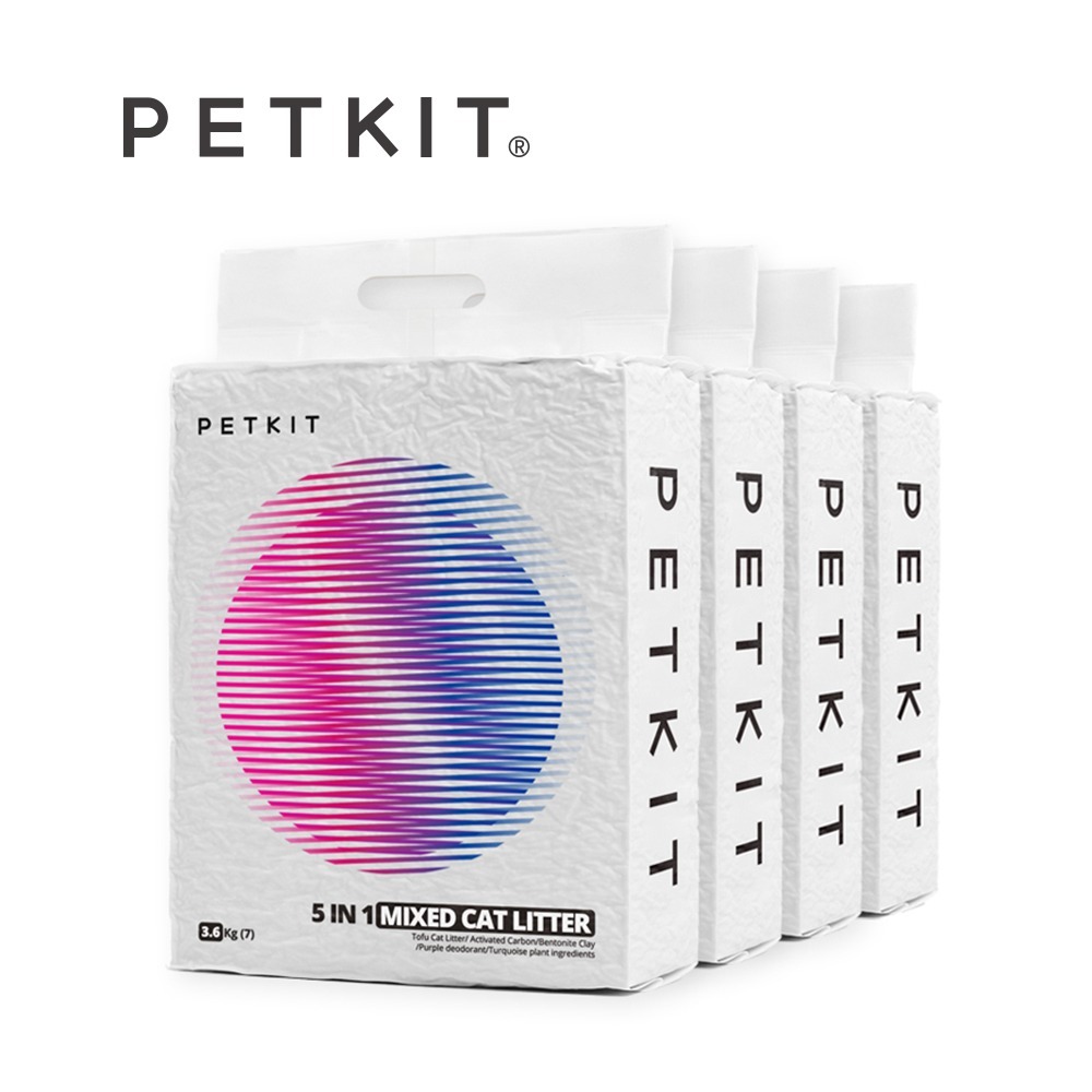 PETKIT 佩奇｜5合1活性碳混合貓砂 7L (4包/箱)