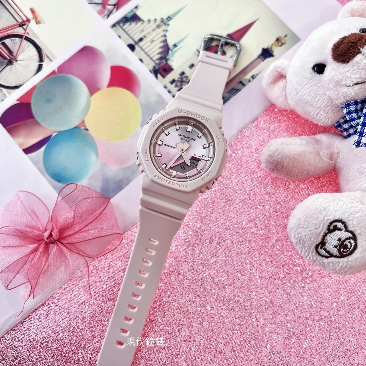 【G-SHOCK】夏季日落雙顯腕錶GMA-P2100SG-4A 40.2mm 現代鐘錶