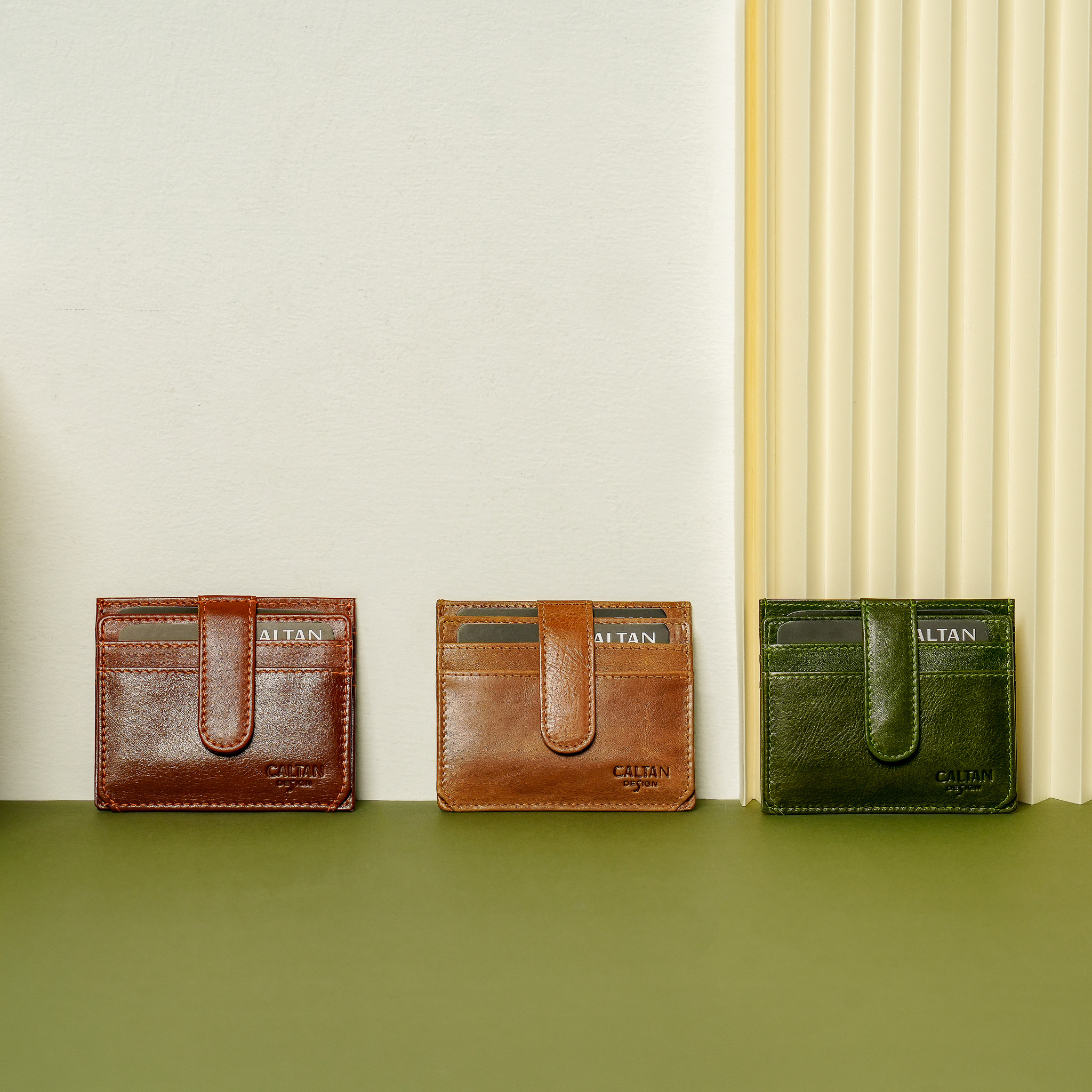 扣式多層卡片夾-三色(075024)