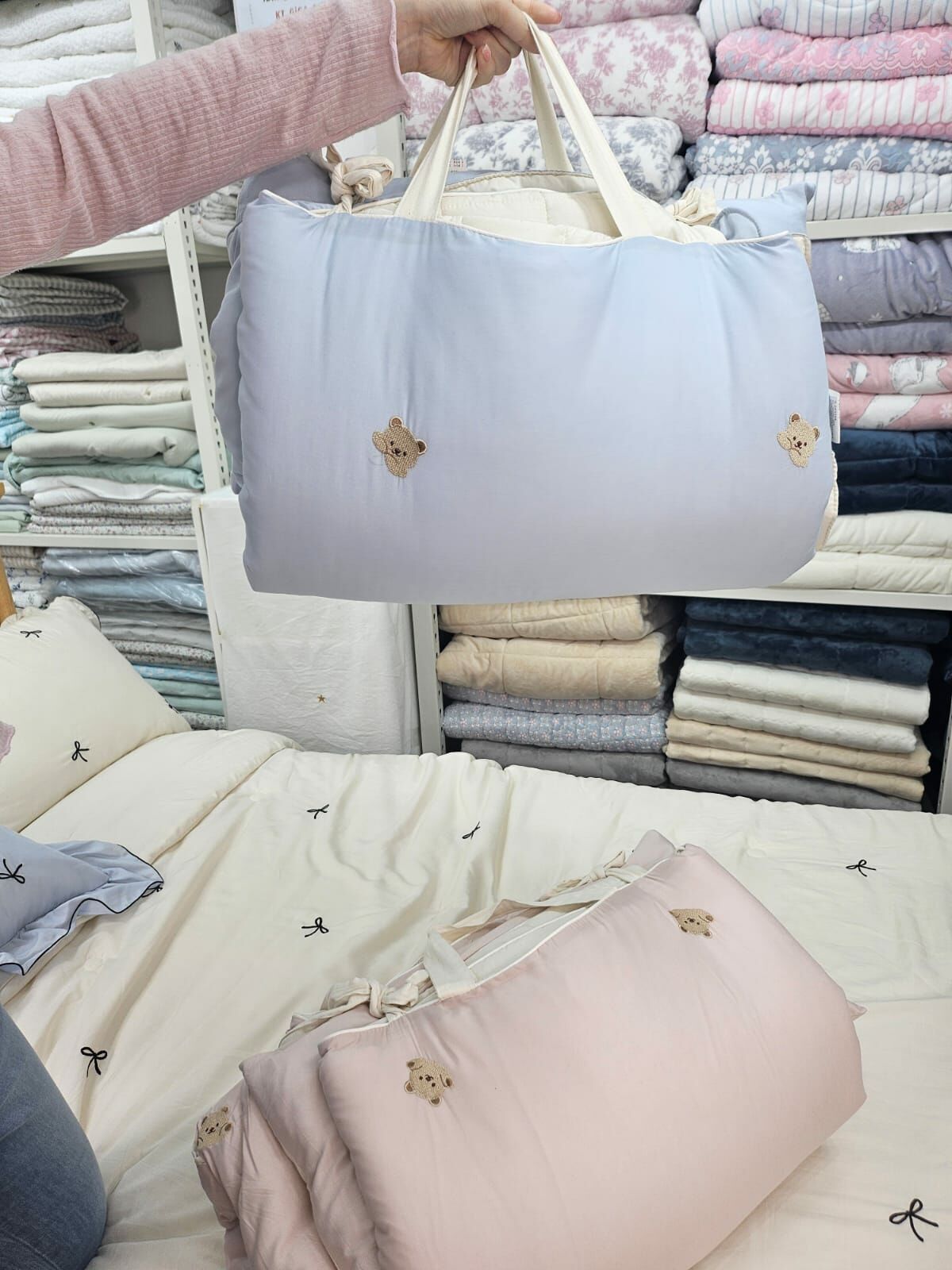 KQ2508 莫代爾 天使小熊兒童款睡袋