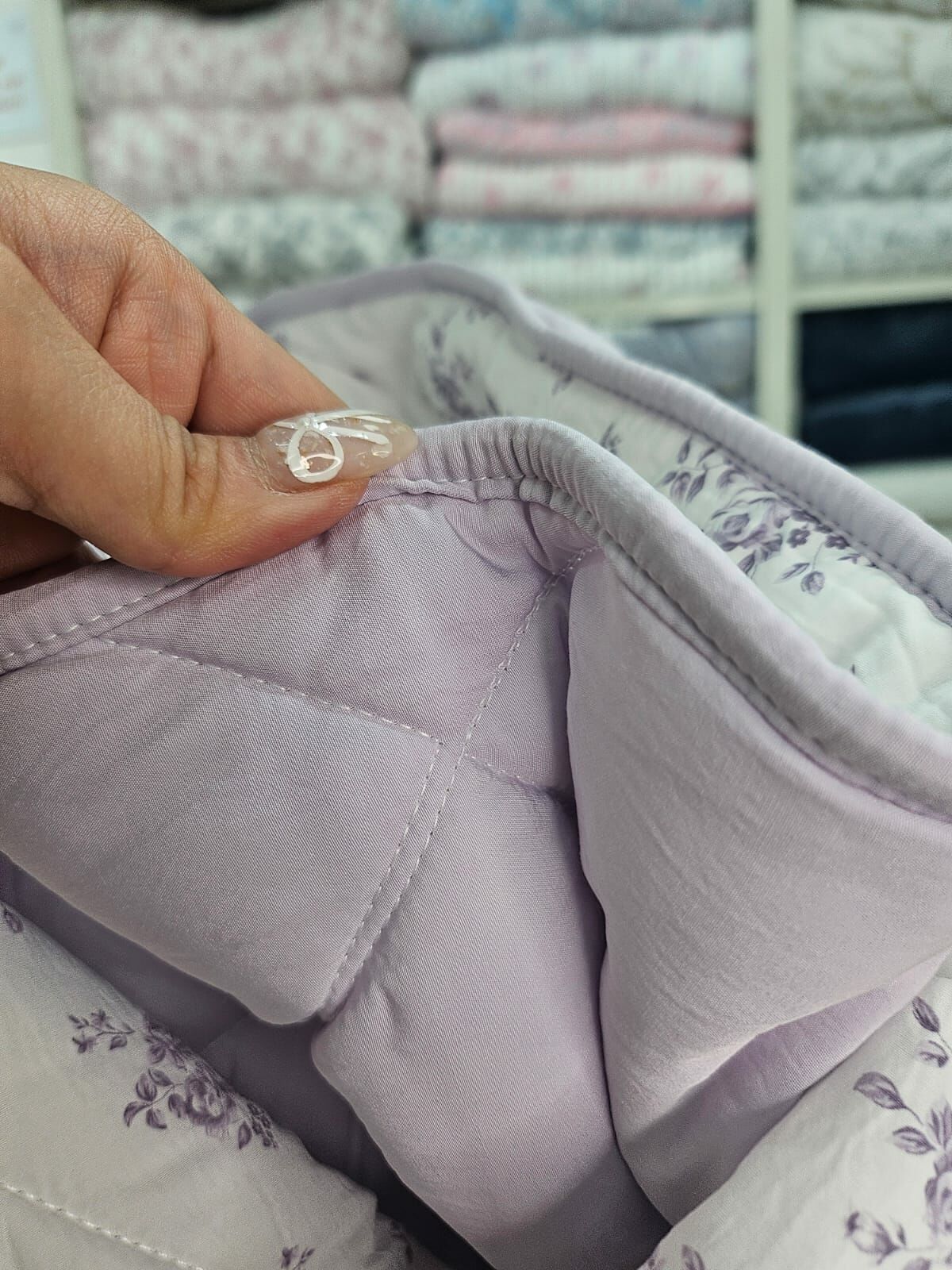 KQ2505 法式天絲淡印玫瑰花 極細天絲