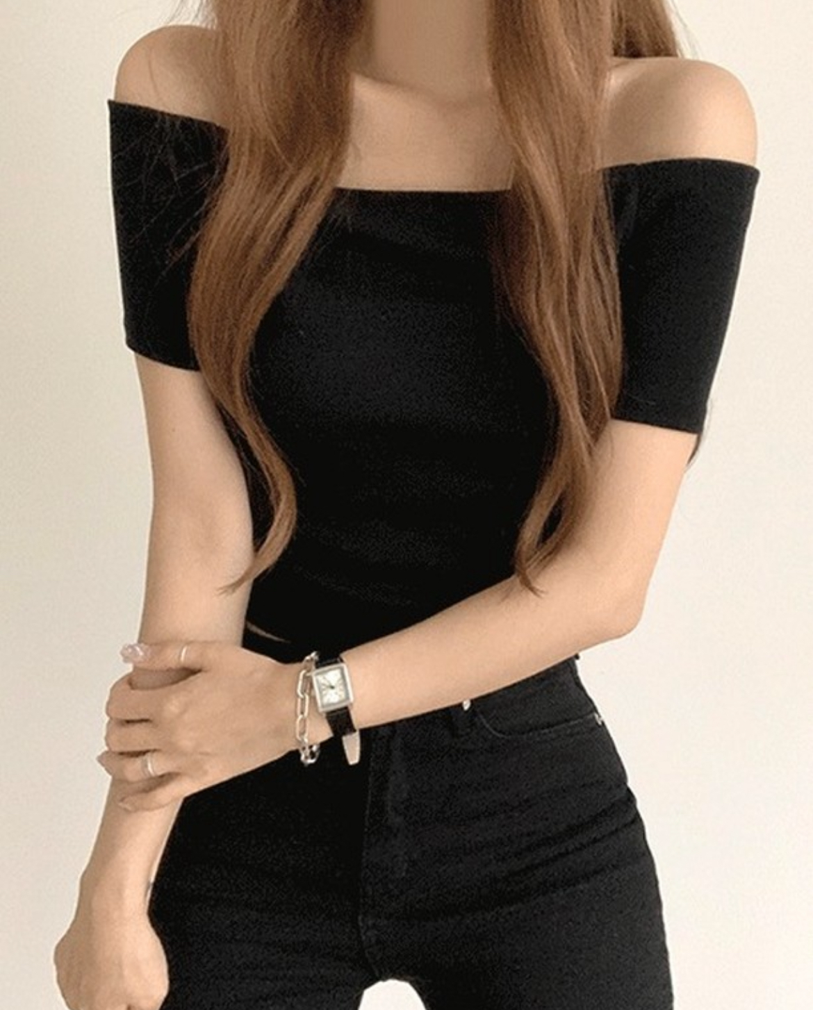 KR CLARA OFF SHOULDER TOP (3 COLORS)