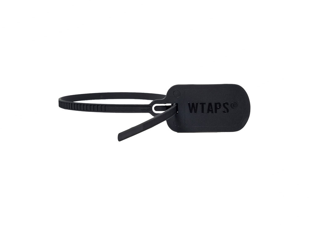 WTAPS DOG TAG / TIE WRAP / NYLON. FABRICATION "BLACK" 23SS