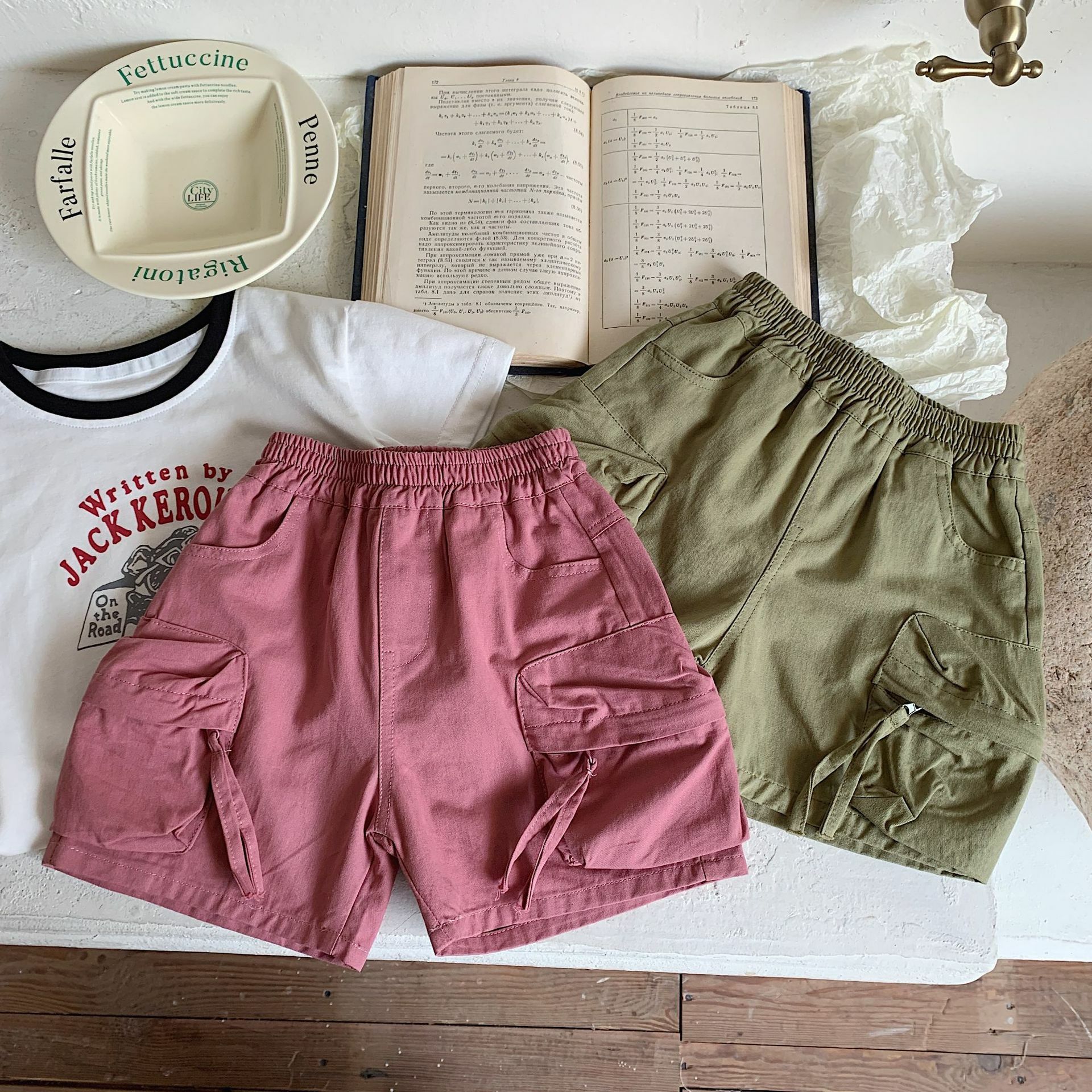 【限量】拉鍊口袋工裝短褲