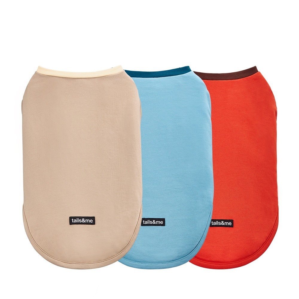 tails&me 尾巴與我｜圓領撞色背心