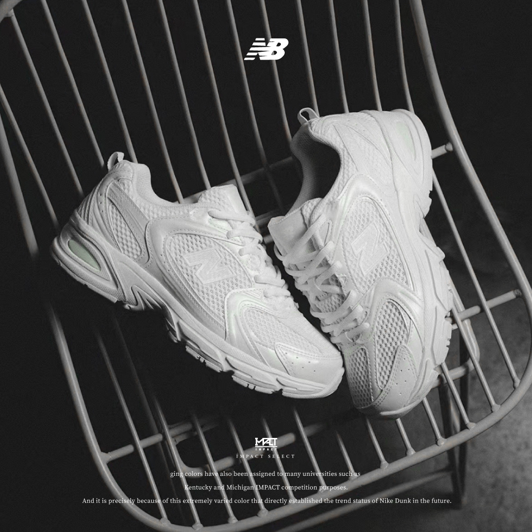 New Balance 530 珍珠白 全白 MR530PA