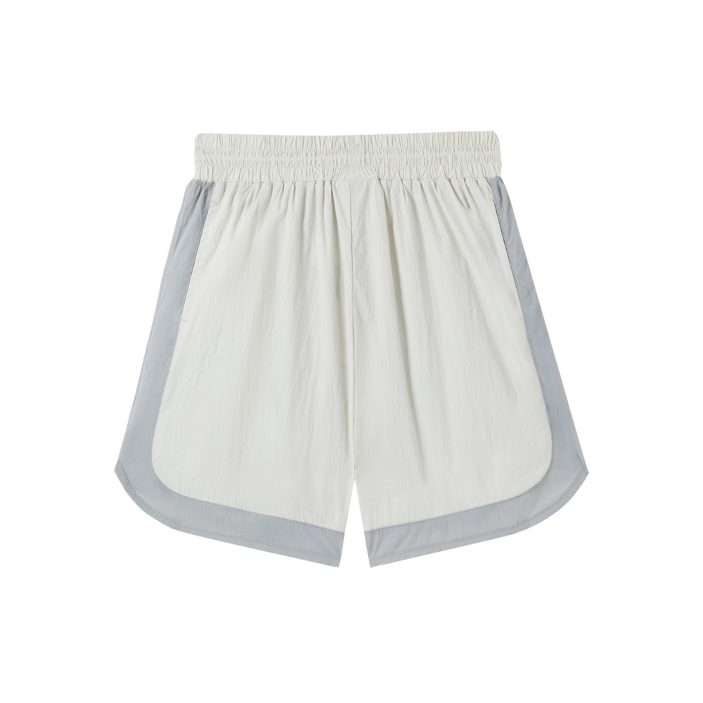 女款-CHAMPION For Her 邊條運動短褲-白色（ML005HS24-WH）