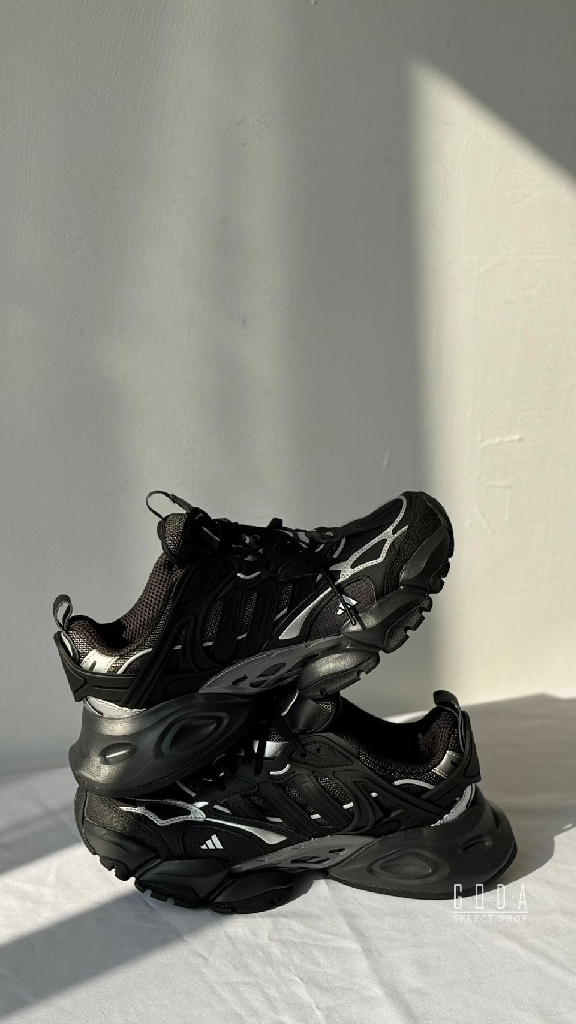 Adidas XLG Runner Deluxe 新款老爹鞋 黑魂 情侶鞋 厚底 IH0070