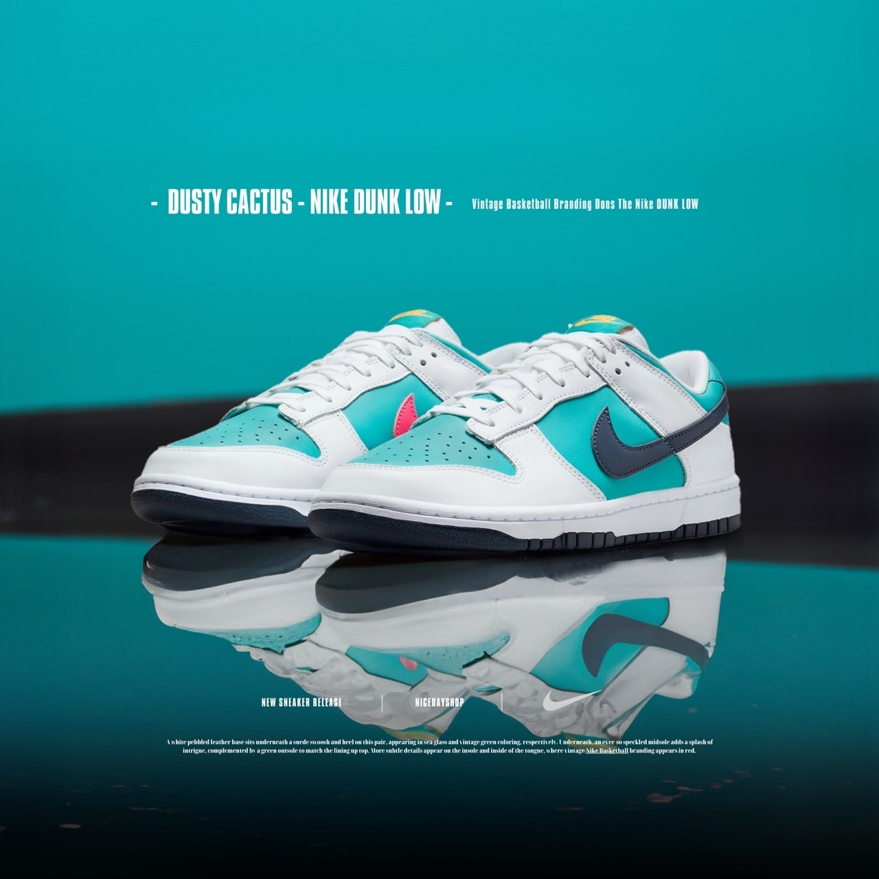 NICEDAY 代購 Nike Dunk Low 湖水綠 鴛鴦 歐美限定 男款 HF4850-345