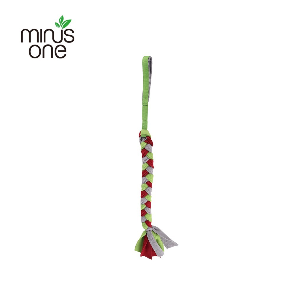Minus One 邁樂思｜環保法絨系列 繩帶拔河互動玩具-編織繩