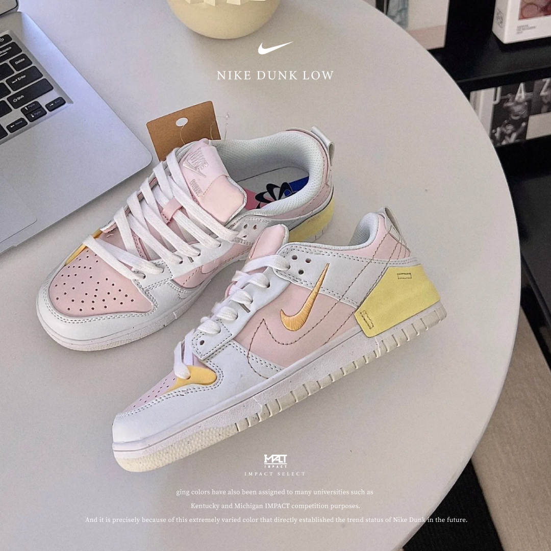 Nike Dunk Low Disrupt 2 白粉小金勾 解構 雙鉤 DV4024-001