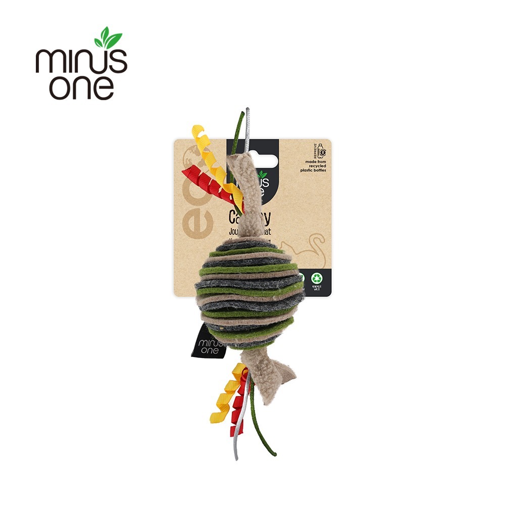 Minus One 邁樂思｜環保毛氈系列 貓咪吊掛玩具-疊疊球