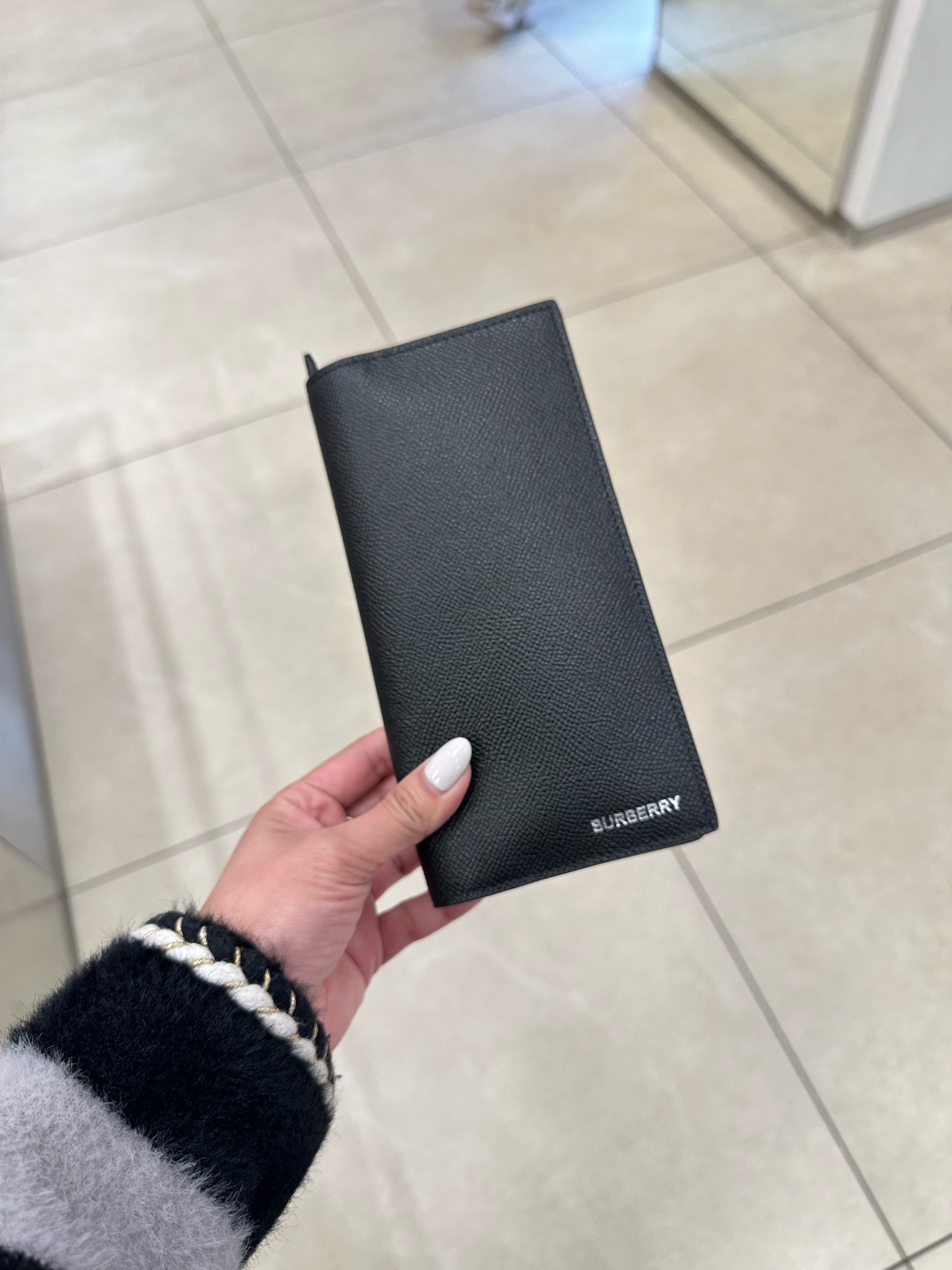 Outlet Burberry Long Wallet