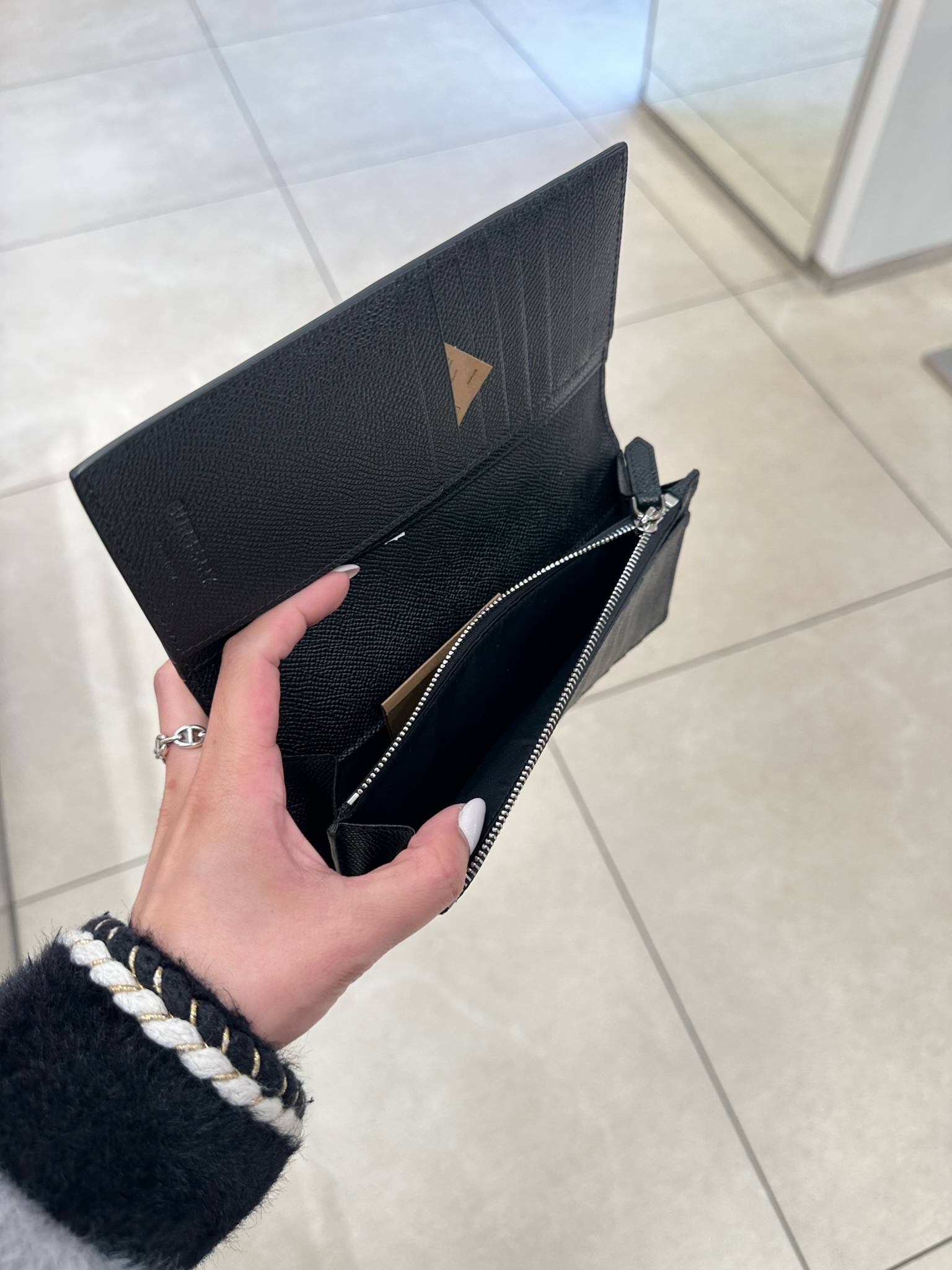 Outlet Burberry Long Wallet
