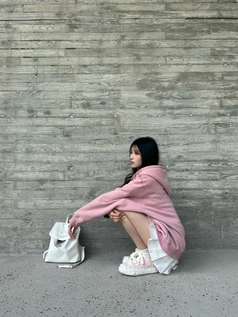 H52 開口笑奶油鞋 蛋糕鞋盒 粉色