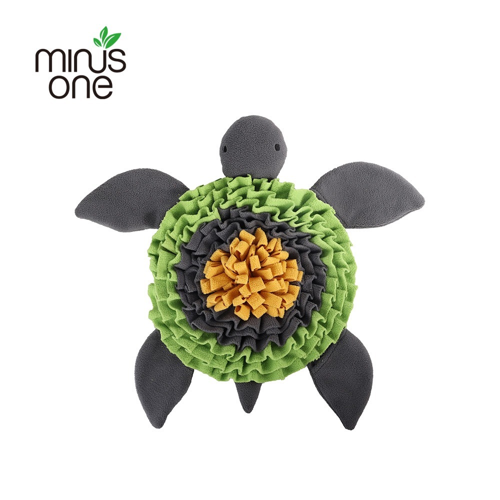 Minus One 邁樂思｜環保法絨系列 藏食尋覓玩具-悠遊海龜