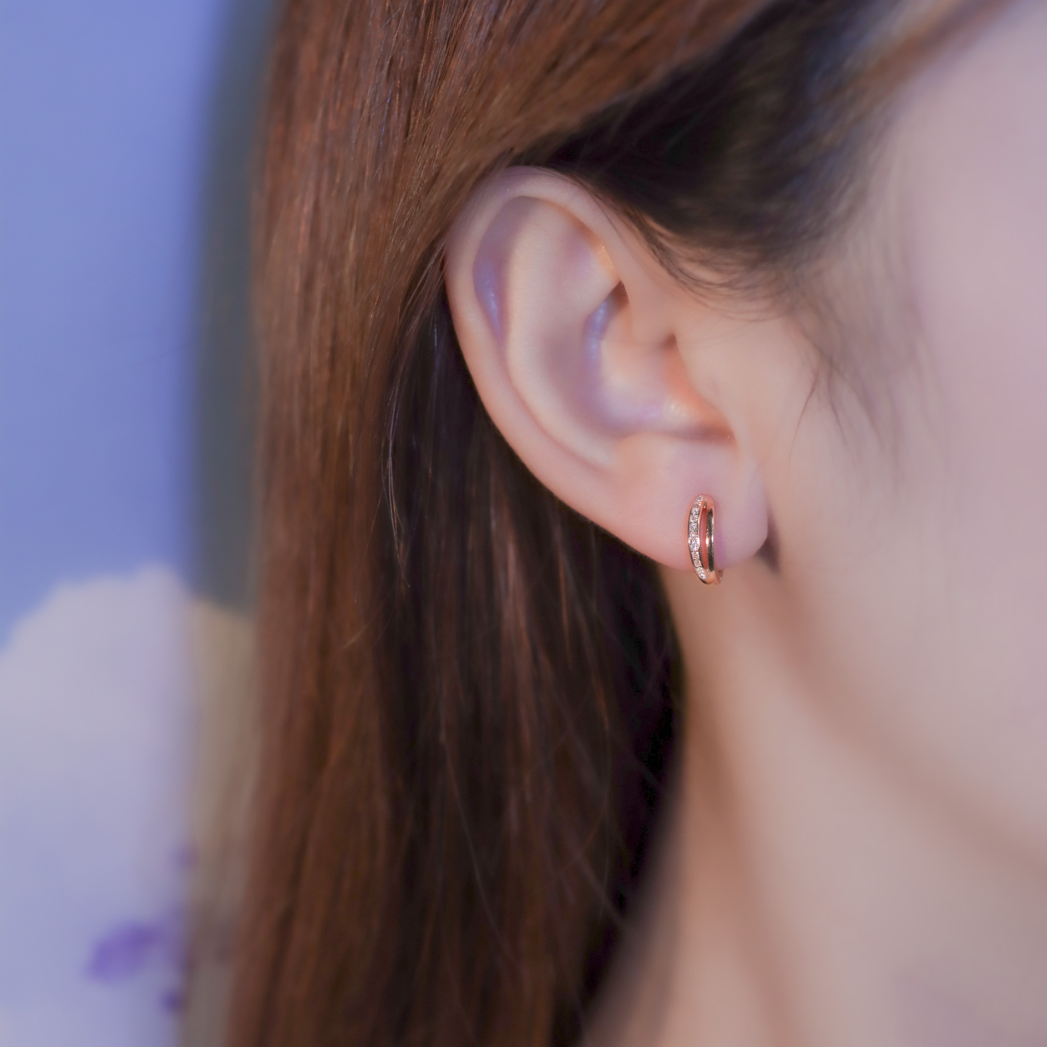 | 925 Silver・White Gold・Rose Gold | Duet Earrings（Silver / Rose Gold） | EA0773 |