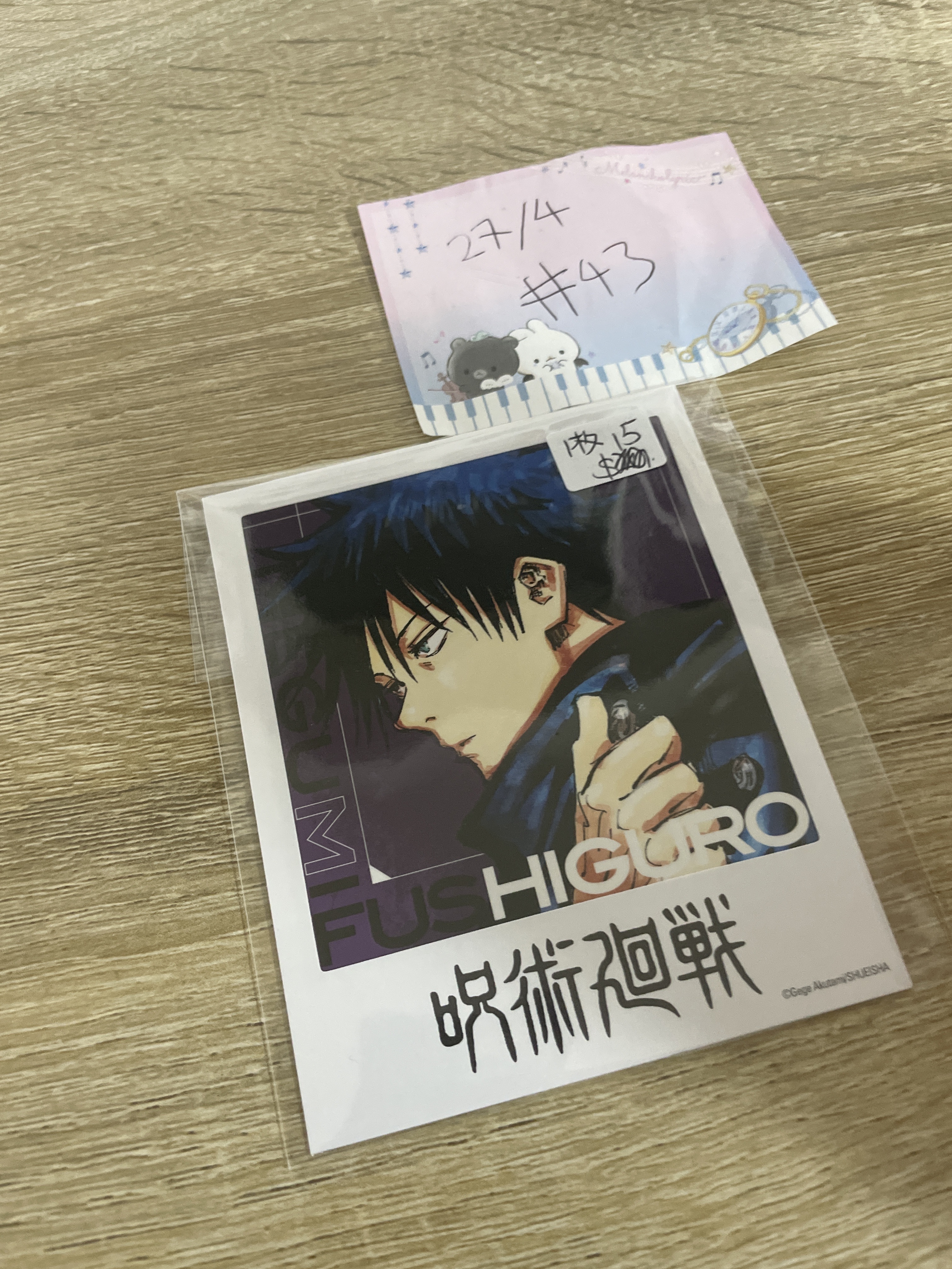 咒術迴戰  惠  紙品#43