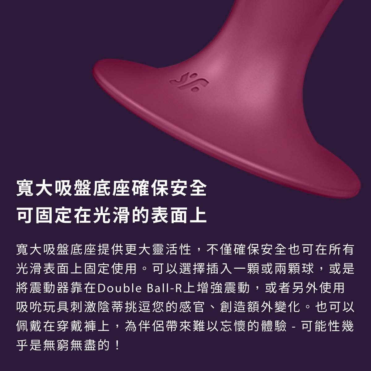 Satisfyer Double Ball-Rr,德國 Satisfyer,情趣用品,情趣玩具,後庭玩具,後庭肛塞,後庭塞,後庭按摩器
