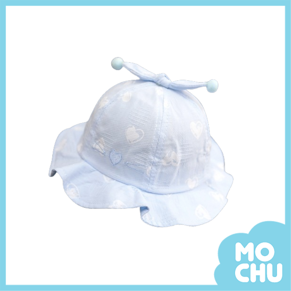 貓咪花邊遮陽布帽