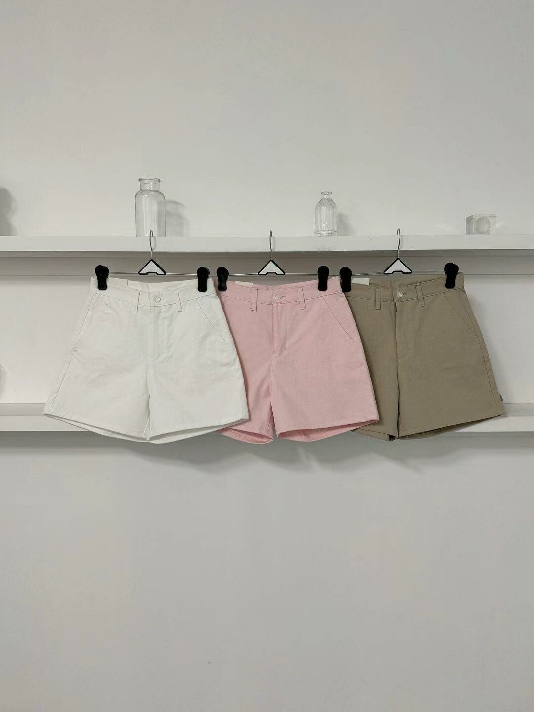 PANTS#14354 🤎不短遮臀Cone型短褲