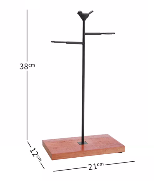 歐式實木紅酒杯架子 - 富貴鳥杯架 (2kg)