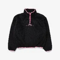 [S] FILA FILA HERITAGE BOA HALF ZIP UP SWEATSHIRT,BLACK, FS2POD4154F-BLK (SFL487)