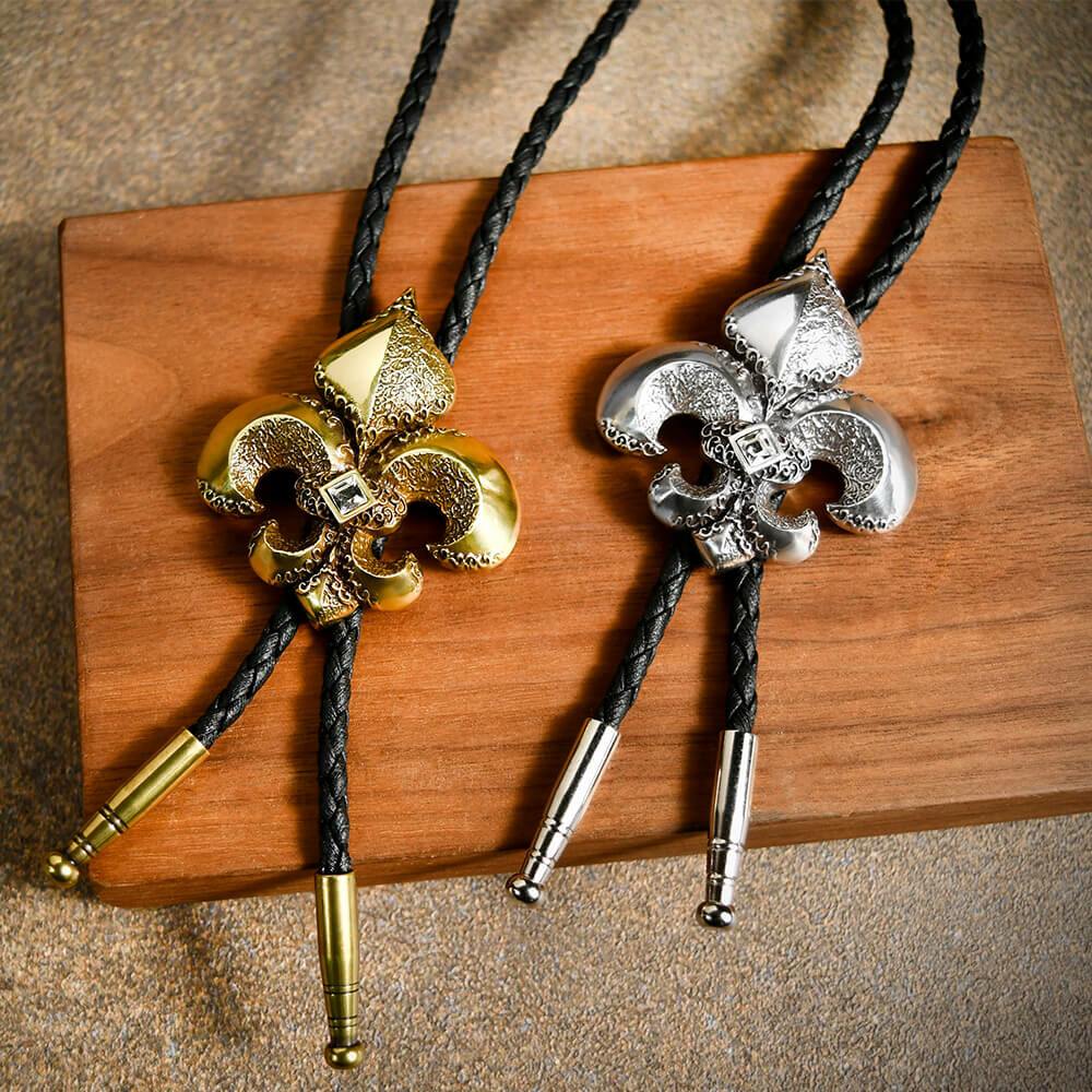 紳士狂潮鳶尾花 保羅領帶/Bolo Tie/美式領帶 - 推薦