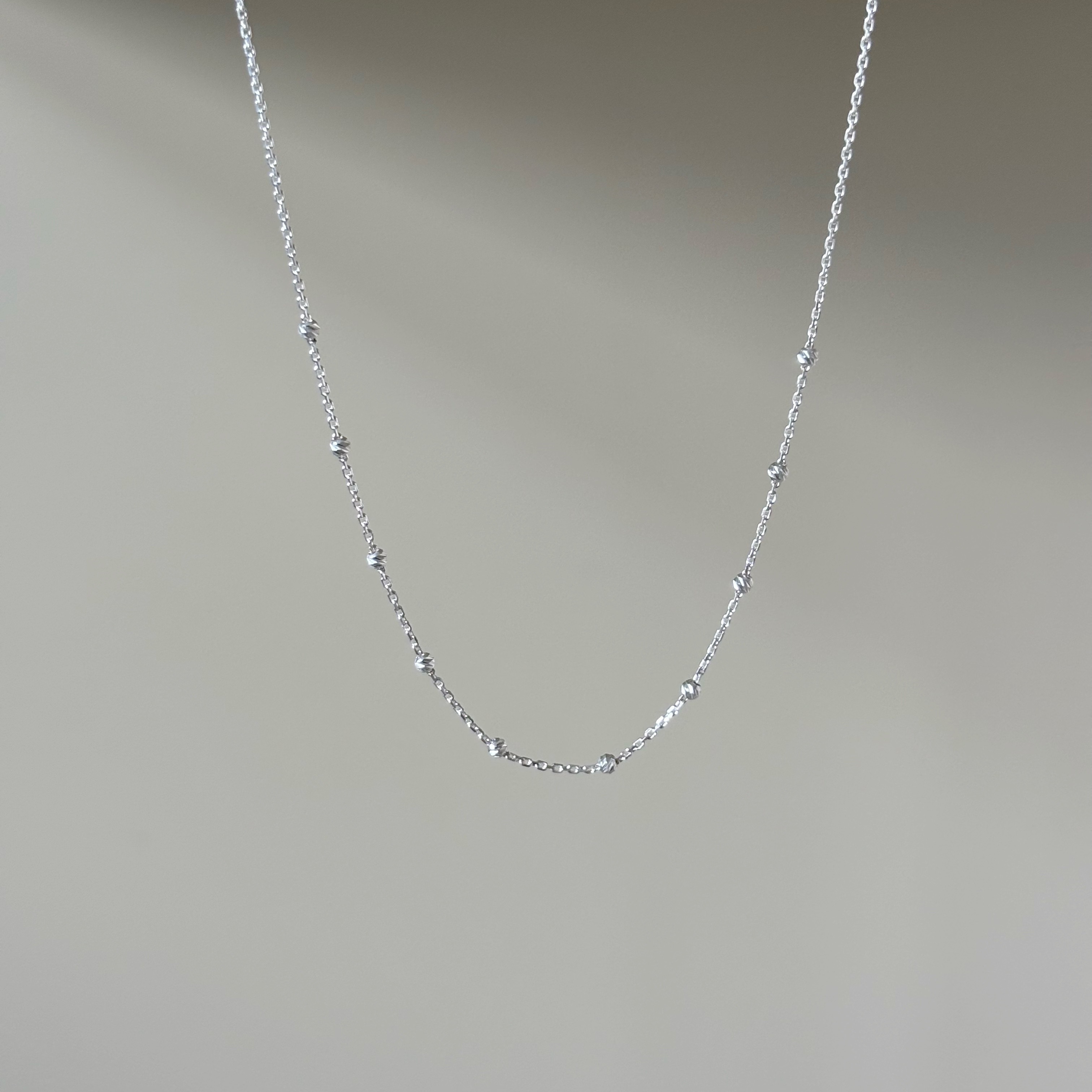 簡約cutting ball 鎖骨鏈