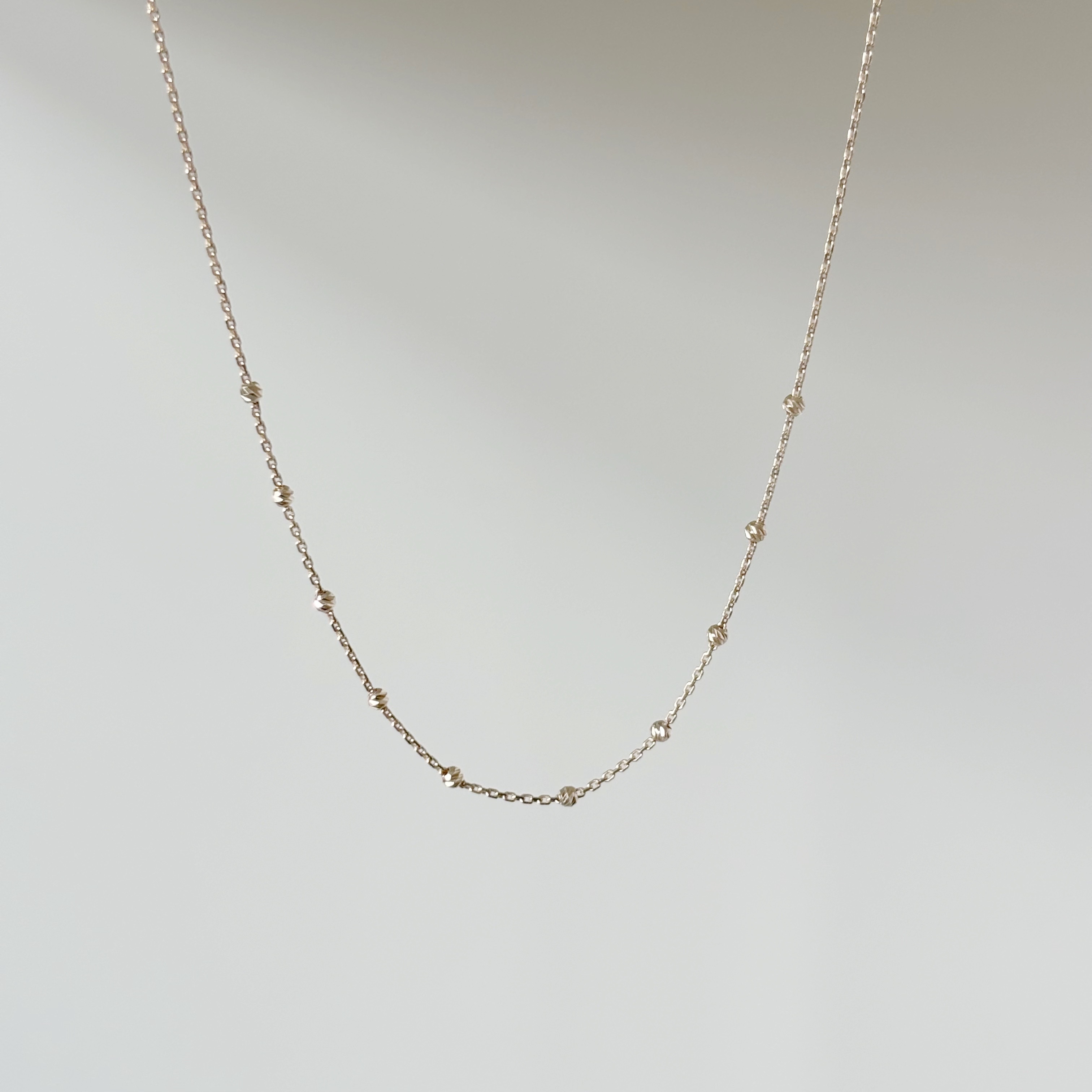 簡約cutting ball 鎖骨鏈