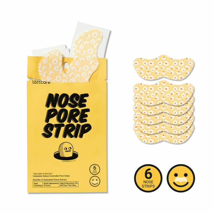 【lattcare】- 金盞花控脂毛孔鼻貼 6貼