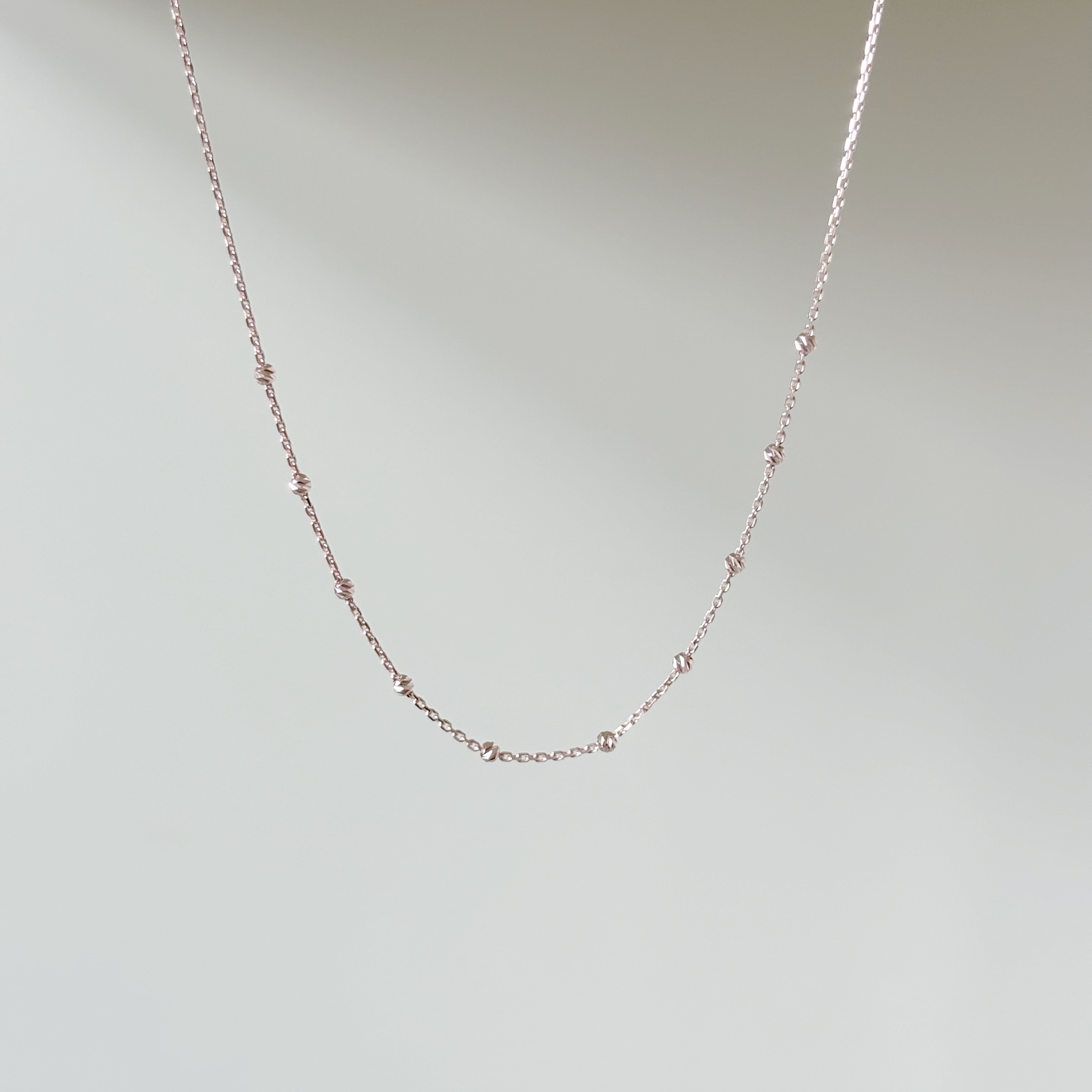 簡約cutting ball 鎖骨鏈