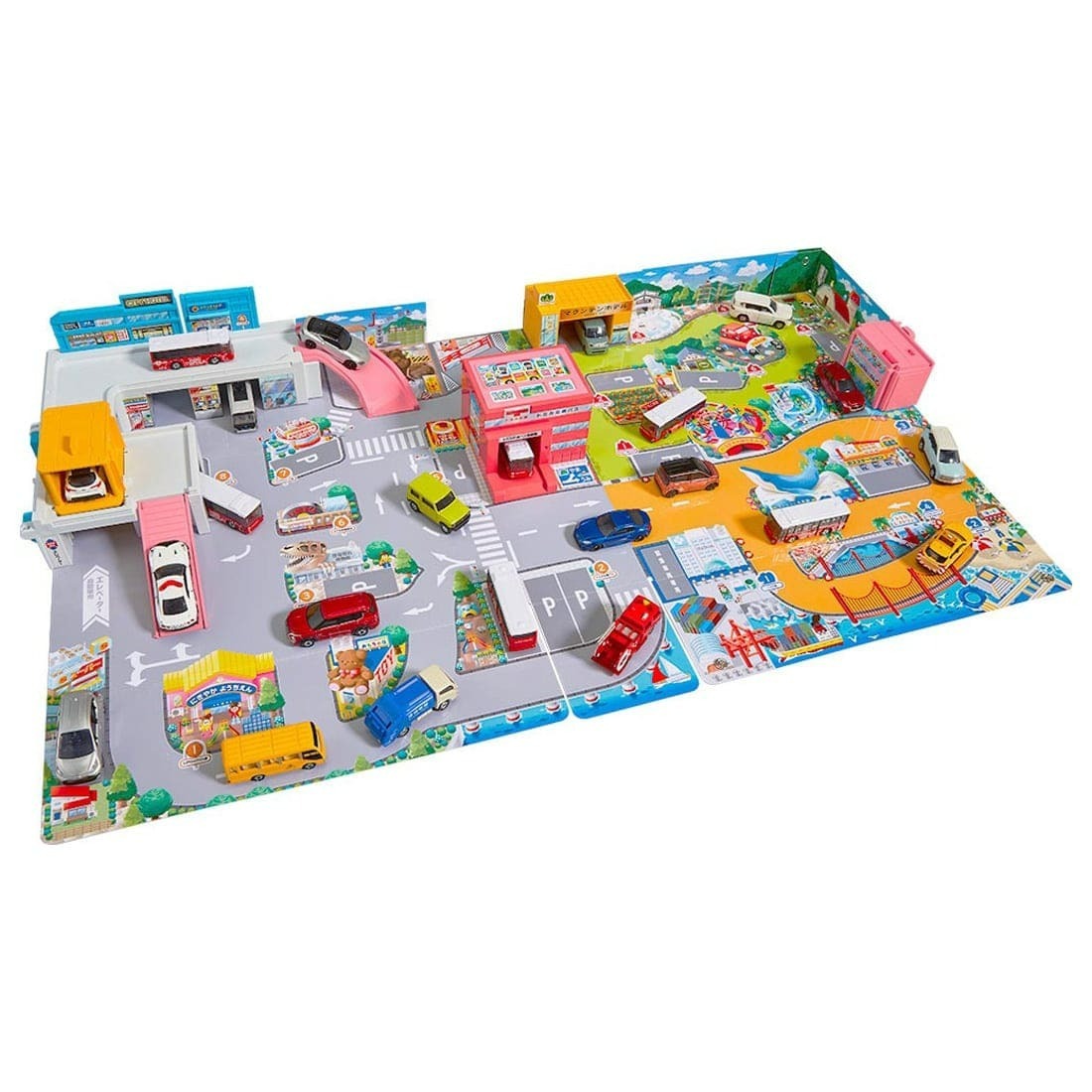 Takara Tomy Tomica 新城鎮 - Lively Sound Town at Bus Terminal 有聲巴士中央車站